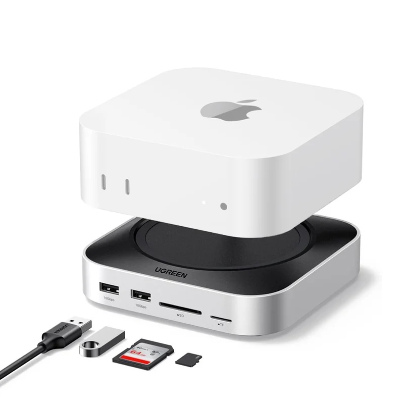 Ugreen 11-in-1 USB-C Docking Station - USB-C to 3xUSB-A3.2 + 2xUSB-A 3.0 + 2xUSB-C 3.2 + SD & TF + M.2 NVMe + USB-C(5V) (CM841/65487)