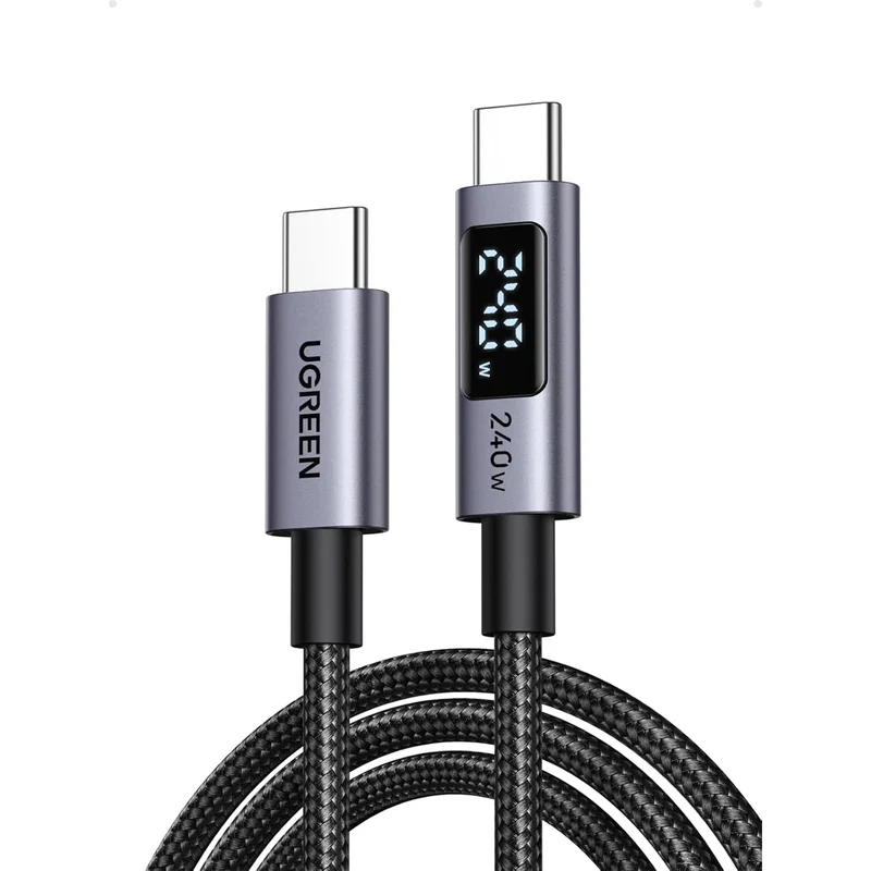 Ugreen 240W USB-C to USB-C PD Fast Charging Cable - (1m, 2m, 3m) (L530/65866, 65867, 65868)