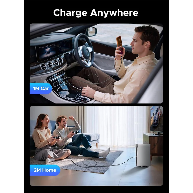 Ugreen 240W USB-C to USB-C PD Fast Charging Cable - (1m, 2m, 3m) (L530/65866, 65867, 65868)