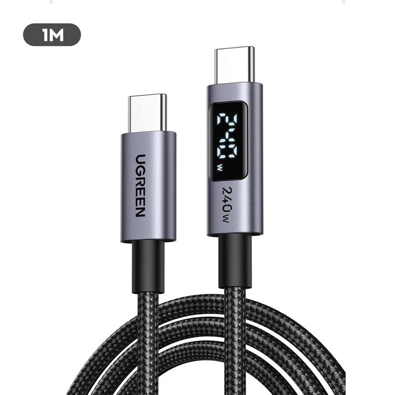 Ugreen 240W USB-C to USB-C PD Fast Charging Cable - (1m, 2m, 3m) (L530/65866, 65867, 65868)