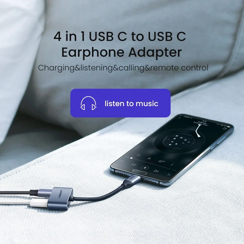 Ugreen USB-C One-Two Converter (CM232/60165)