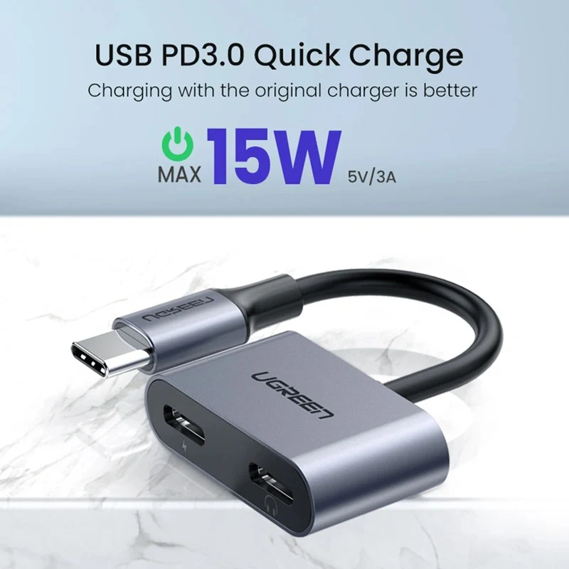 Ugreen USB-C One-Two Converter (CM232/60165)