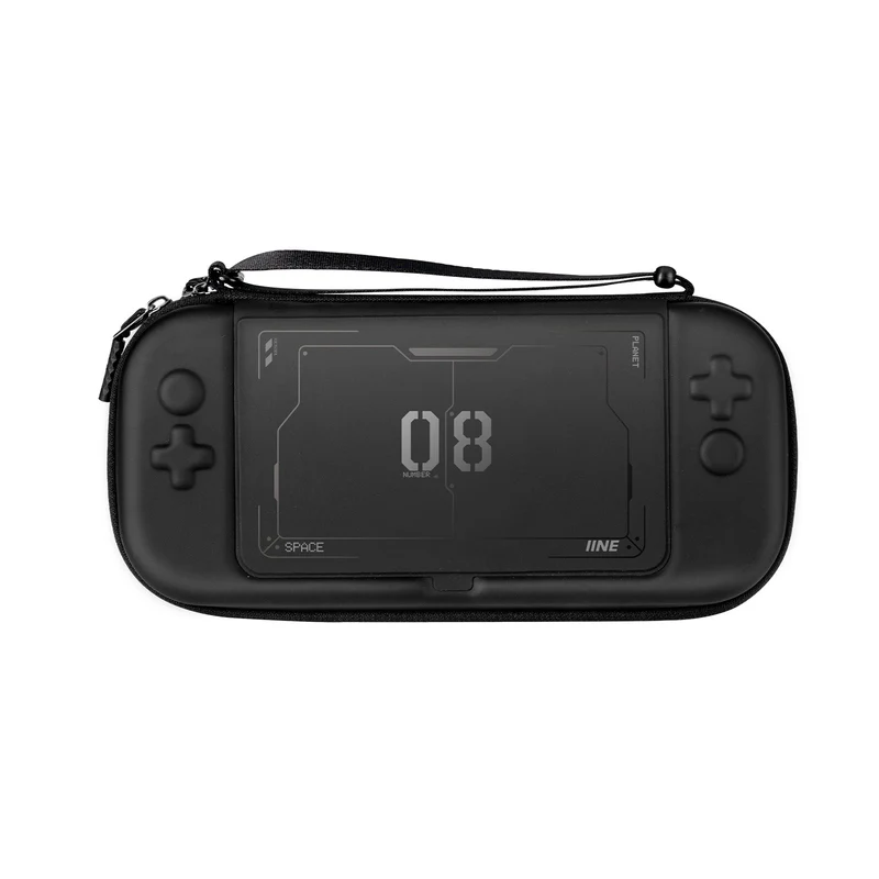 IINE Carrying Case for Nintendo Switch 2 (Pastel Black, Pastel Pink)