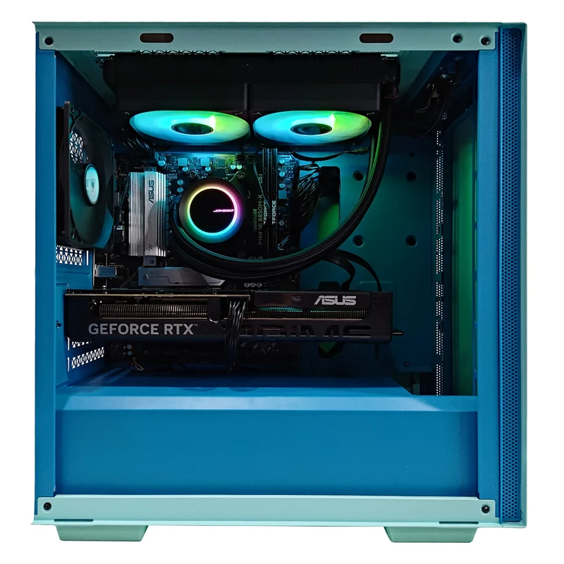 Aurora Macube Green Desktop Gaming PC | AMD Ryzen 5 9600X | 16 GB RAM | 1TB SSD | RTX 5060 TI | Windows 11 Pro