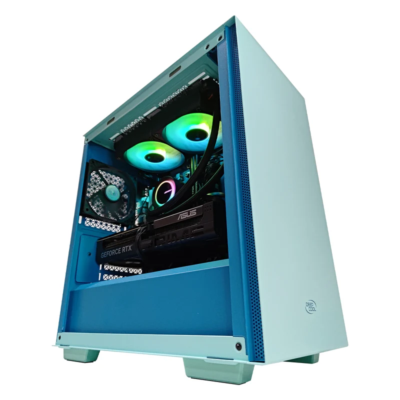 Aurora Macube Green Desktop Gaming PC | AMD Ryzen 5 9600X | 16 GB RAM | 1TB SSD | RTX 5060 TI | Windows 11 Pro