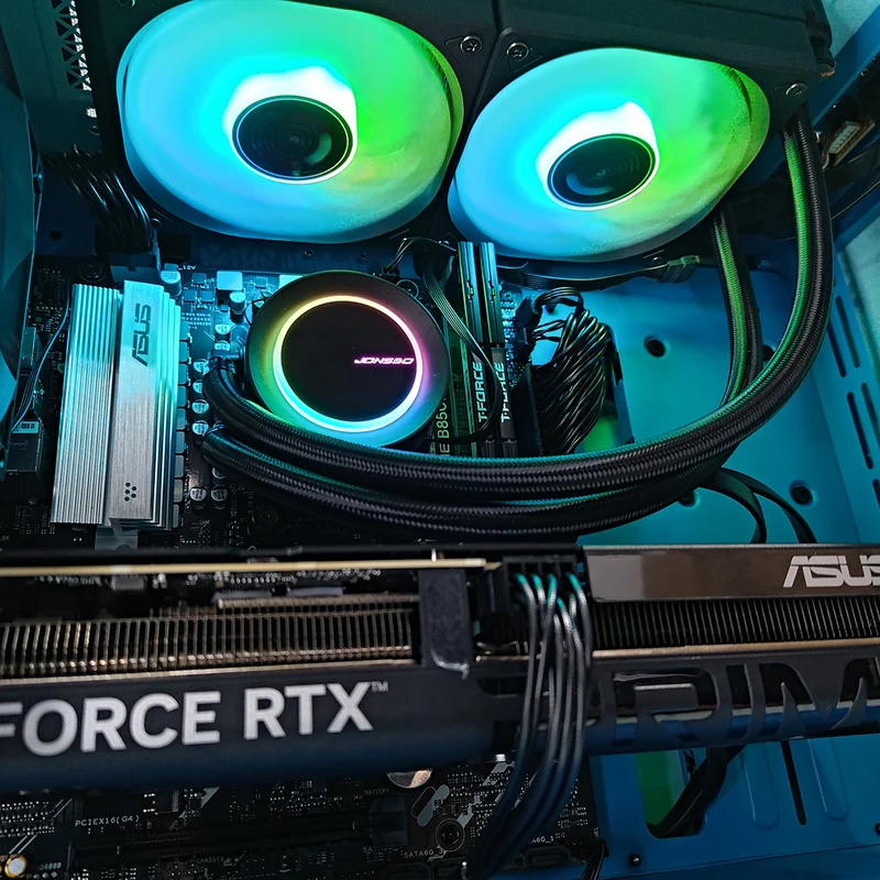 Aurora Macube Green Desktop Gaming PC | AMD Ryzen 5 9600X | 16 GB RAM | 1TB SSD | RTX 5060 TI | Windows 11 Pro