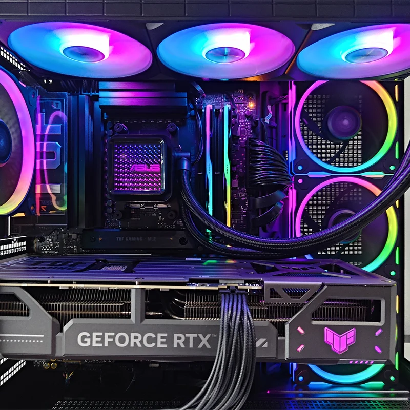 Ultra A32 Plus Black Desktop Gaming PC | AMD Ryzen7 9800X3D | 64 GB RAM | 1TB SSD | RTX 5070 TI | Windows 11 Pro