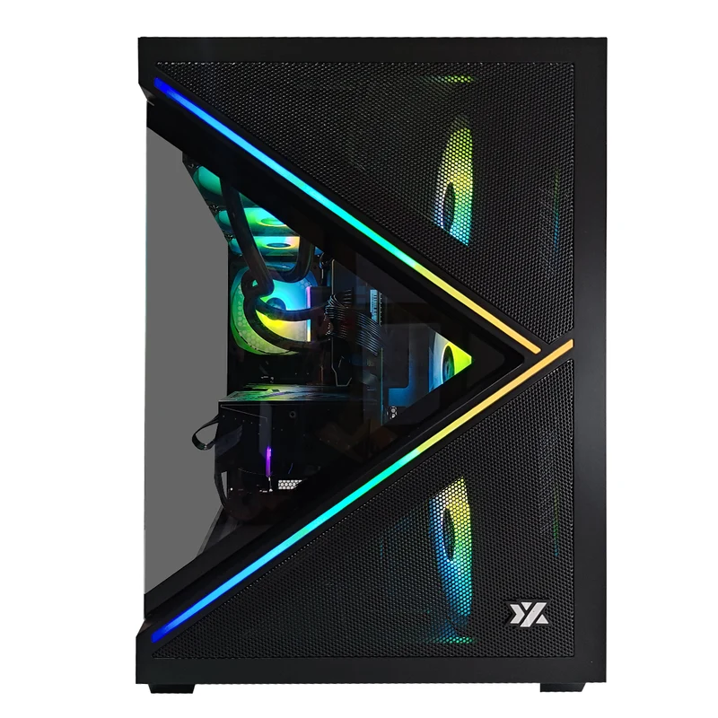 Optima Qubex Black Desktop Gaming PC | AMD Ryzen 7 7800X3D | 32 GB RAM | 1 TB SSD | RX 9070 XT | Windows 11 Pro
