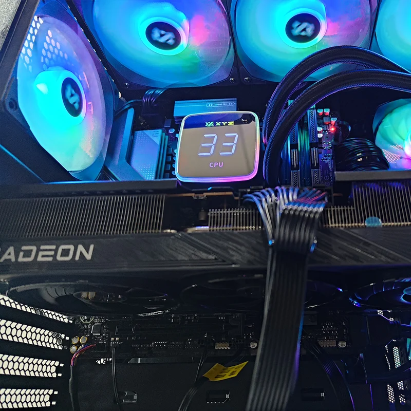 Optima Qubex Black Desktop Gaming PC | AMD Ryzen 7 7800X3D | 32 GB RAM | 1 TB SSD | RX 9070 XT | Windows 11 Pro