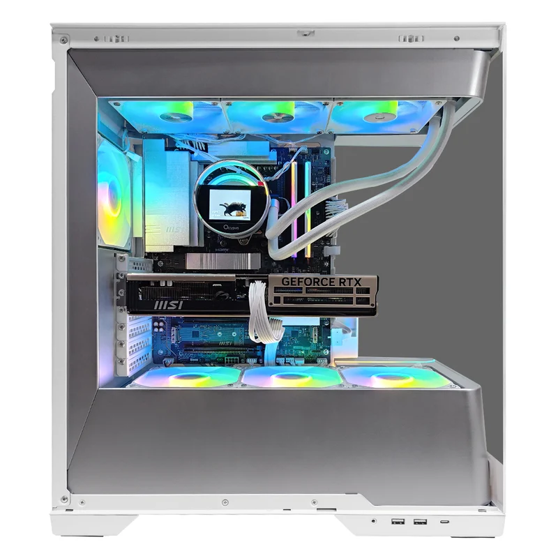 Ultra Evolv S2 White Desktop Gaming PC | AMD Ryzen 7 9800X3D | 32 GB RAM | 2 TB SSD | RTX 5080 OC | Windows 11 Pro