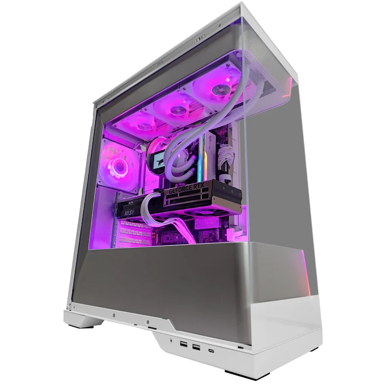 Ultra Evolv S2 White Desktop Gaming PC | AMD Ryzen 7 9800X3D | 32 GB RAM | 2 TB SSD | RTX 5080 OC | Windows 11 Pro