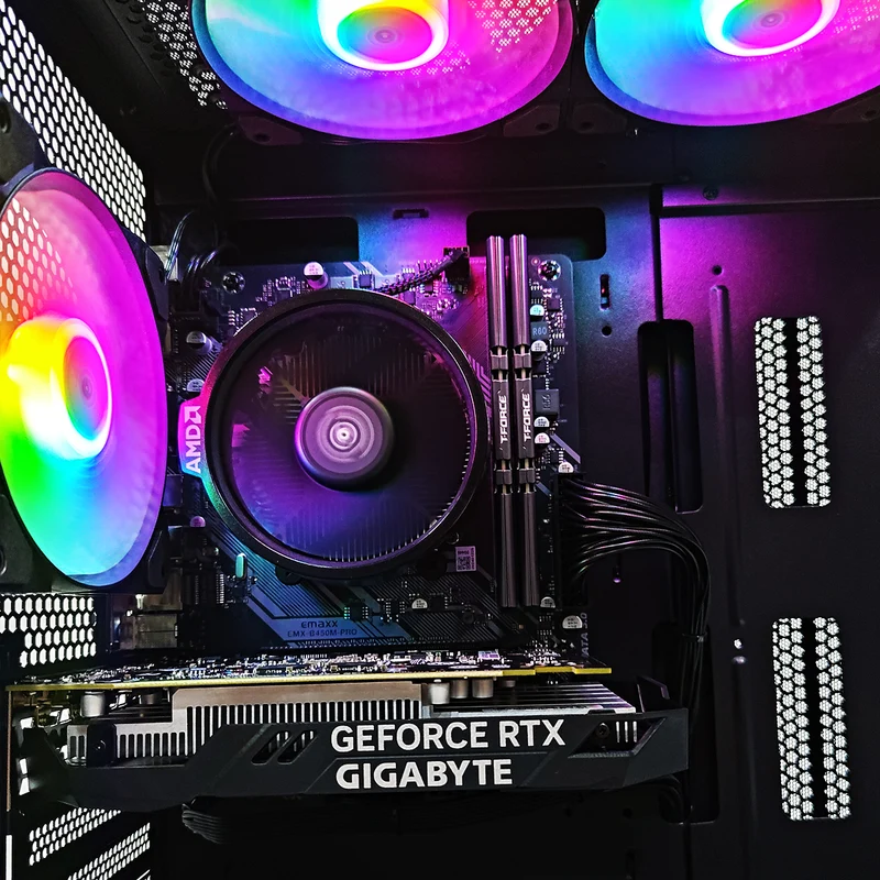 Alpha M110A Black Desktop Gaming PC | AMD Ryzen 5 5600 | 16GB RAM | 512GB SSD | RTX 3050 | Windows 11 Pro