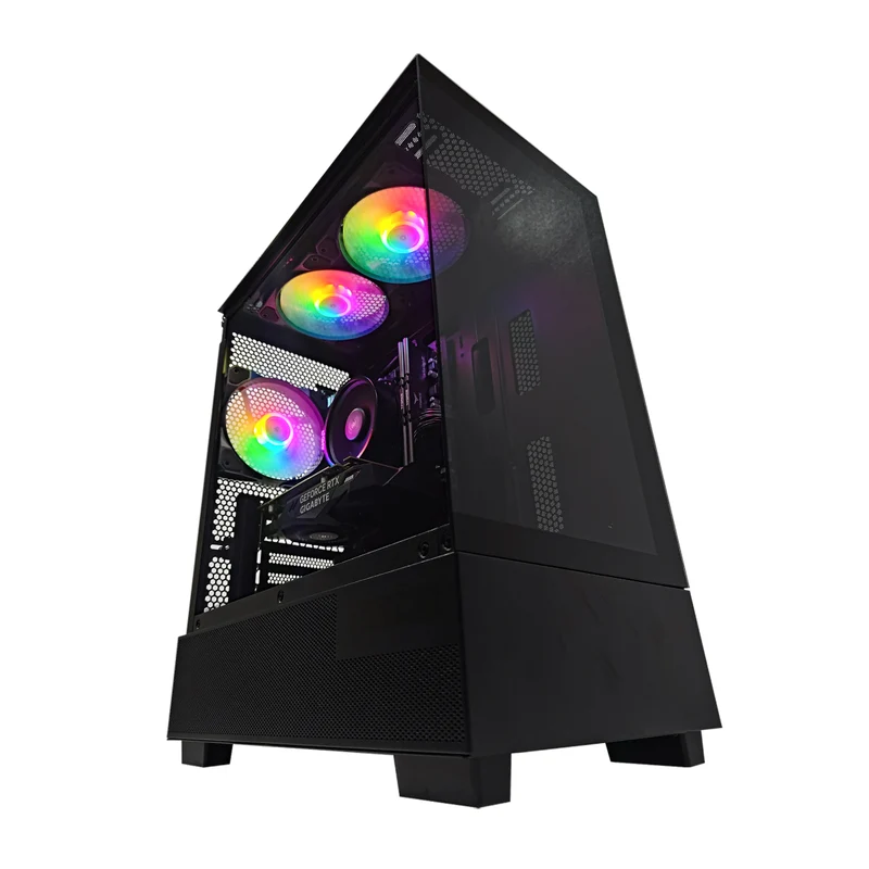 Alpha M110A Black Desktop Gaming PC | AMD Ryzen 5 5600 | 16GB RAM | 512GB SSD | RTX 3050 | Windows 11 Pro