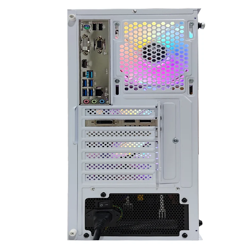 Alpha Hermes White Desktop Gaming PC | AMD Ryzen 5 5600 | 16GB RAM | 512GB SSD | RTX 3050 | Windows 11 Pro