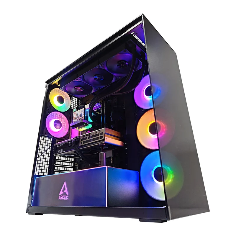 Ultra Xtender Black Desktop Gaming PC | AMD Ryzen 7 9800X3D | 32GB RAM | 1TB SSD | RTX 5080 | Windows 11 Pro