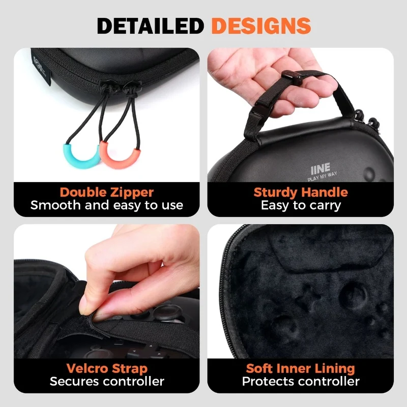 IINE Carrying Case for Nintendo Switch 2 Pro Controller (L1201)