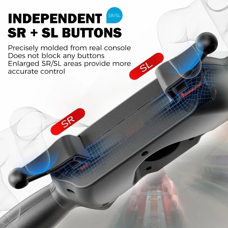 IINE Motorcycle Handlebar for Nintendo Switch/ Nintendo Switch 2 L1246