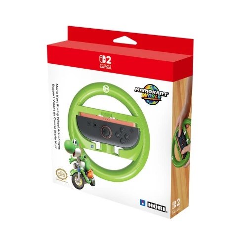 Hori Mario Kart Racing Wheel Attachment for Nintendo Switch 2 (Mario, Luigi, Peach, Yoshi)