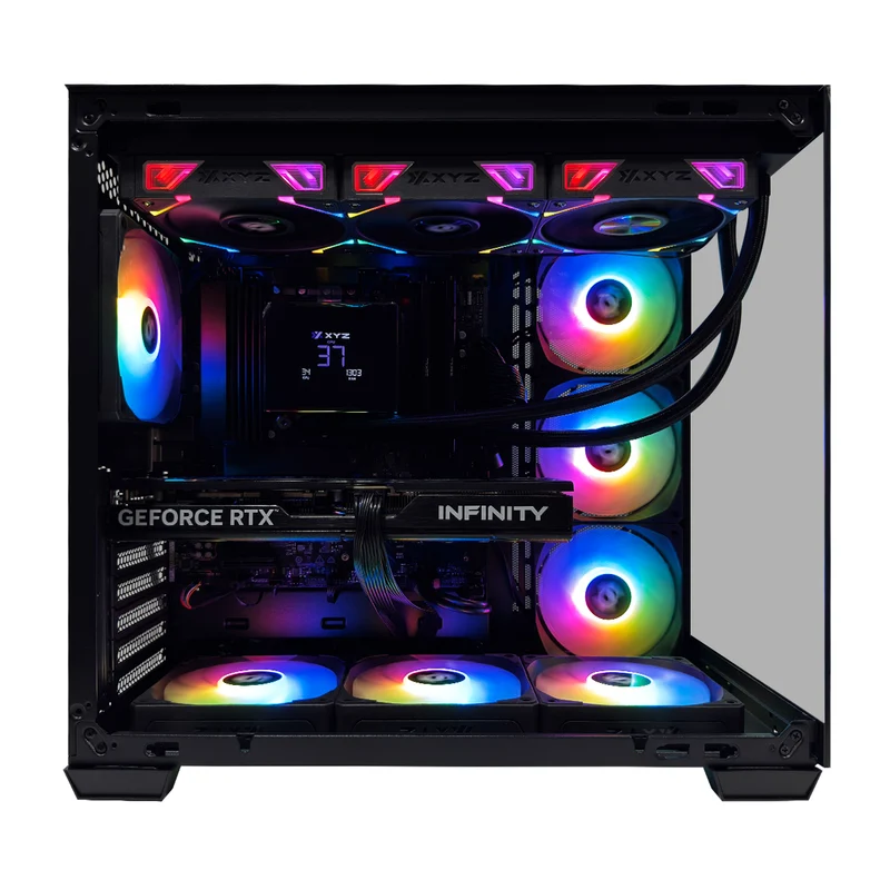 Sophos Tesseract X Black Desktop Gaming PC | AMD Ryzen 7 9700X | 16GB RAM | 1TB SSD | RTX 5070 | Windows 11 Pro