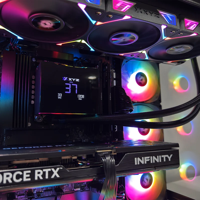 Sophos Tesseract X Black Desktop Gaming PC | AMD Ryzen 7 9700X | 16GB RAM | 1TB SSD | RTX 5070 | Windows 11 Pro