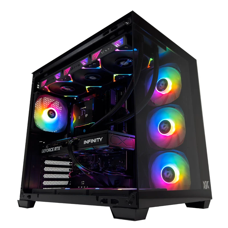 Sophos Tesseract X Black Desktop Gaming PC | AMD Ryzen 7 9700X | 16GB RAM | 1TB SSD | RTX 5070 | Windows 11 Pro