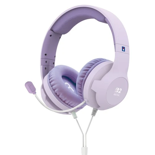 Hori Gaming Headset for Nintendo Switch 2 (Cozy Purple, Cozy Green, Cozy Pink, Black) (NSX-111A, NSX-112A, NSX-113A, NSX-145A)
