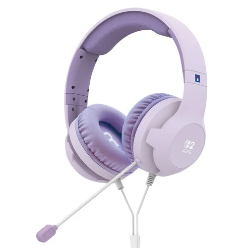 Hori Gaming Headset for Nintendo Switch 2 (Cozy Purple, Cozy Green, Cozy Pink, Black) (NSX-111A, NSX-112A, NSX-113A, NSX-145A)