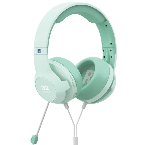 Hori Gaming Headset for Nintendo Switch 2 (Cozy Purple, Cozy Green, Cozy Pink, Black) (NSX-111A, NSX-112A, NSX-113A, NSX-145A)
