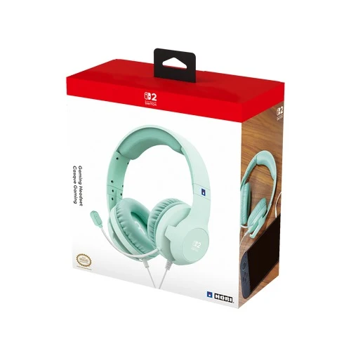 Hori Gaming Headset for Nintendo Switch 2 (Cozy Purple, Cozy Green, Cozy Pink, Black) (NSX-111A, NSX-112A, NSX-113A, NSX-145A)