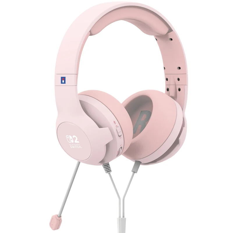Hori Gaming Headset for Nintendo Switch 2 (Cozy Purple, Cozy Green, Cozy Pink, Black) (NSX-111A, NSX-112A, NSX-113A, NSX-145A)
