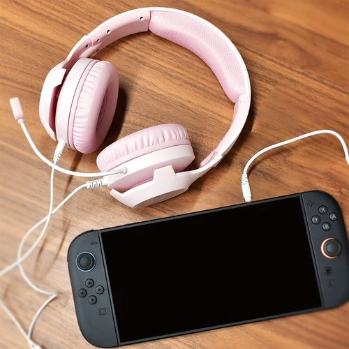 Hori Gaming Headset for Nintendo Switch 2 (Cozy Purple, Cozy Green, Cozy Pink, Black) (NSX-111A, NSX-112A, NSX-113A, NSX-145A)