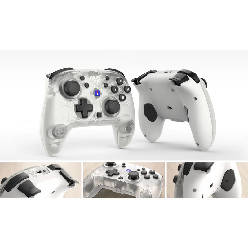 Hori Wireless Horipad Turbo Controller for Nintendo Switch 2 (Mist Black, Aqua Cyan, Frost White, Shine Yellow, Ruby Magenta) (NSX-126A, NSX-131A, NSX-132A, NSX-133A, NSX-134A)