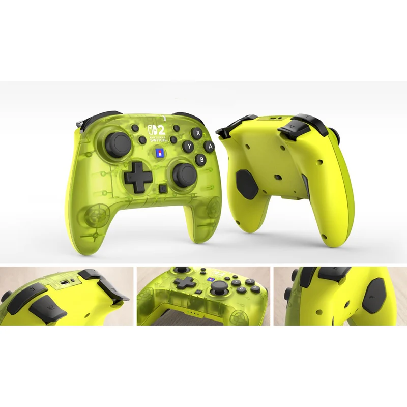 Hori Wireless Horipad Turbo Controller for Nintendo Switch 2 (Mist Black, Aqua Cyan, Frost White, Shine Yellow, Ruby Magenta) (NSX-126A, NSX-131A, NSX-132A, NSX-133A, NSX-134A)