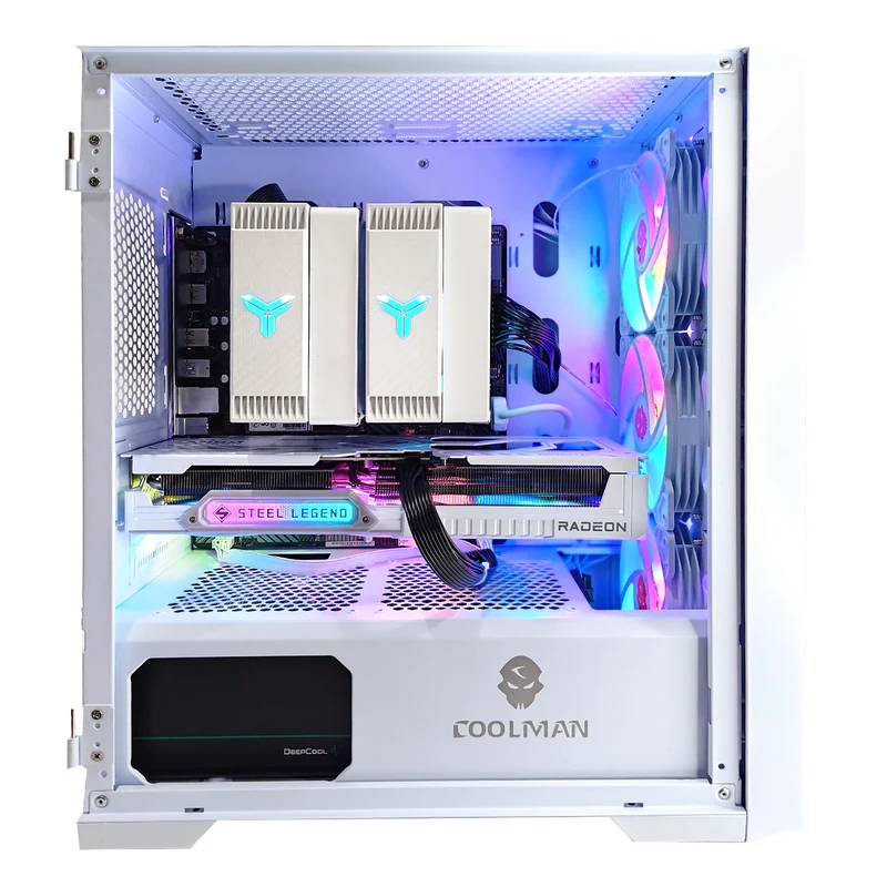 Sigma Ruby White Desktop Gaming PC | AMD Ryzen 5 8400F | 16GB RAM | 1TB SSD | RX 9060 XT | Windows 11 Pro