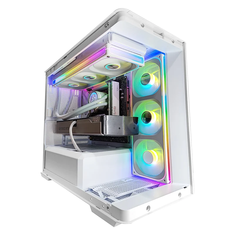 Optima D300 White Desktop Gaming PC | Intel i7 14700F | 32GB RAM | 1TB SSD | RTX 5070 Ti | Windows 11 Pro