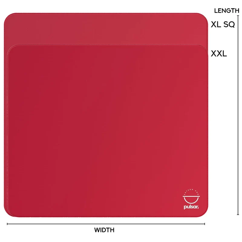 Pulsar Saturn Pro Mousepad - Radiant Ruby (Firm Slow, Soft Slow) (XL, XLSQ)