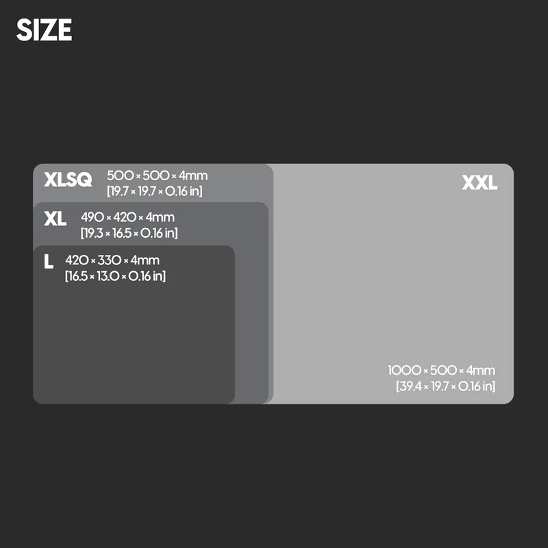 Pulsar Saturn Pro Mousepad - Jet Black (Firm Slow, Soft Slow) (XL, XLSQ)