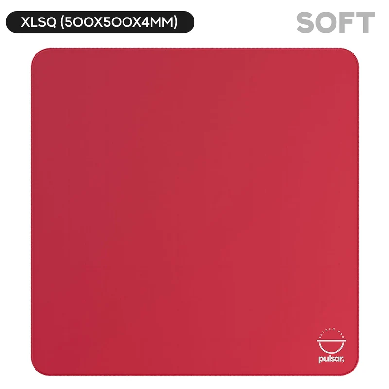 Pulsar Saturn Pro Mousepad - Radiant Ruby (Firm Slow, Soft Slow) (XL, XLSQ)