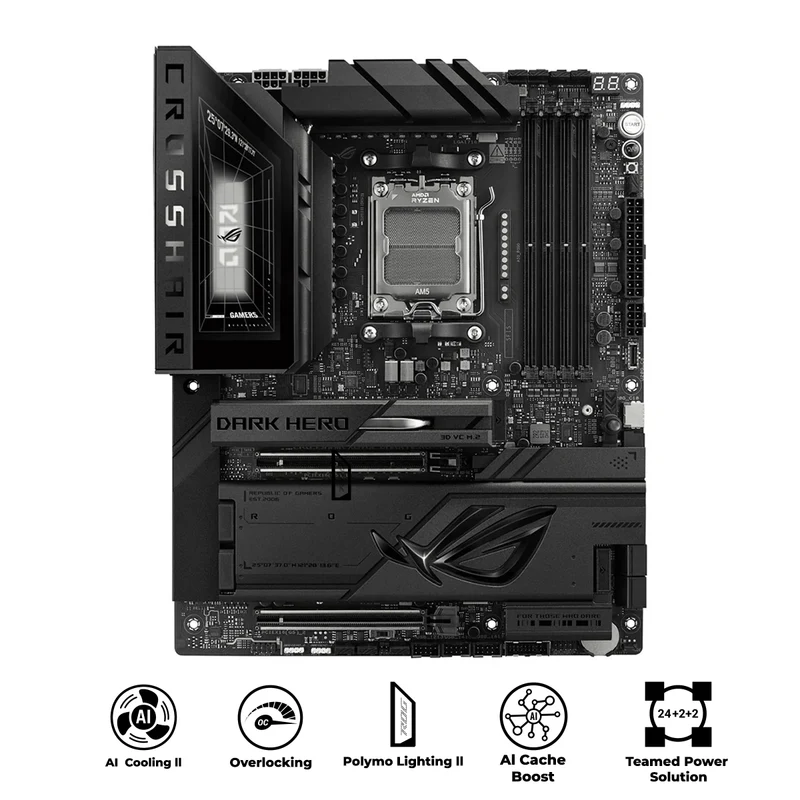 ASUS ROG Crosshair X870E Dark Hero DDR5 AMD Gaming Motherboard