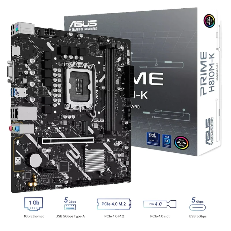 ASUS Prime H810M-K DDR5 Intel Motherboard