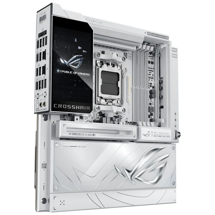 ASUS ROG Crosshair X870E Glacial DDR5 AMD Gaming Motherboard
