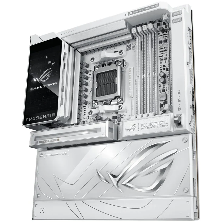 ASUS ROG Crosshair X870E Glacial DDR5 AMD Gaming Motherboard