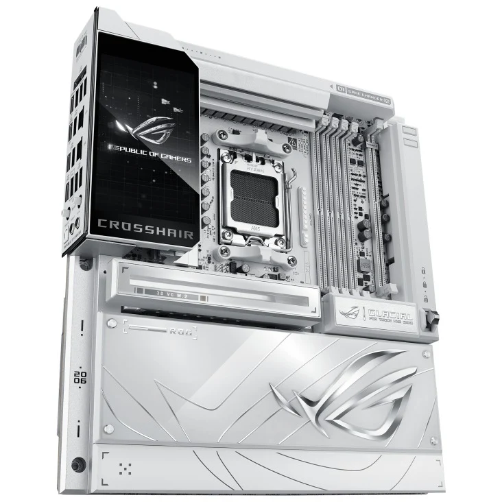 ASUS ROG Crosshair X870E Glacial DDR5 AMD Gaming Motherboard