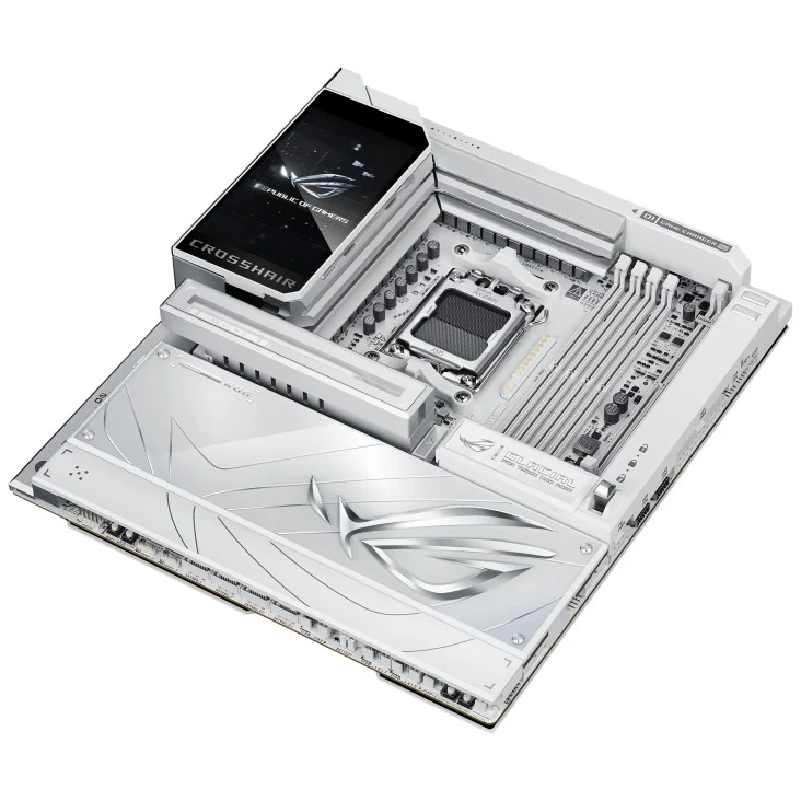 ASUS ROG Crosshair X870E Glacial DDR5 AMD Gaming Motherboard