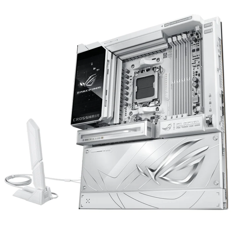 ASUS ROG Crosshair X870E Glacial DDR5 AMD Gaming Motherboard