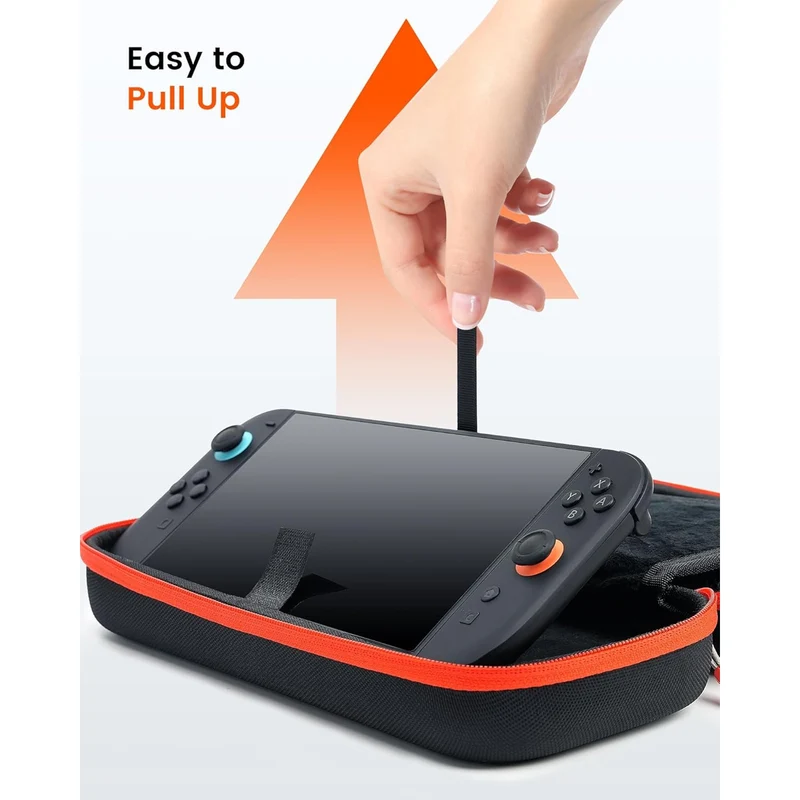 Transnovo PET Hard Shell Carrying Case for Nintendo Switch 2 (Black) (NS2-CC05)