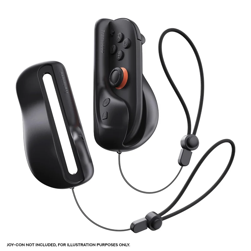 Transnovo Ergonomic Mouse Grip 2-Pack for Nintendo Switch 2 (Black) (NS2-GA06)