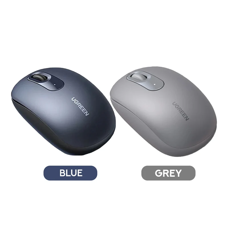 Ugreen Multi-Mode 1600DPI Wireless Mouse (Blue, Grey)