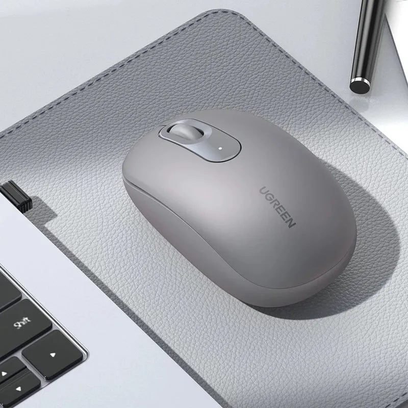 Ugreen Multi-Mode 1600DPI Wireless Mouse (Blue, Grey)