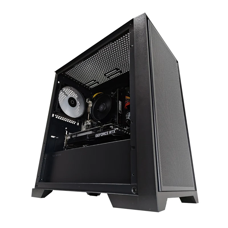 Alpha Neo M2 TG Black Desktop Gaming PC | AMD Ryzen 5 5600GT | 16GB RAM | 512GB SSD | RTX 3050 | Windows 11 Pro